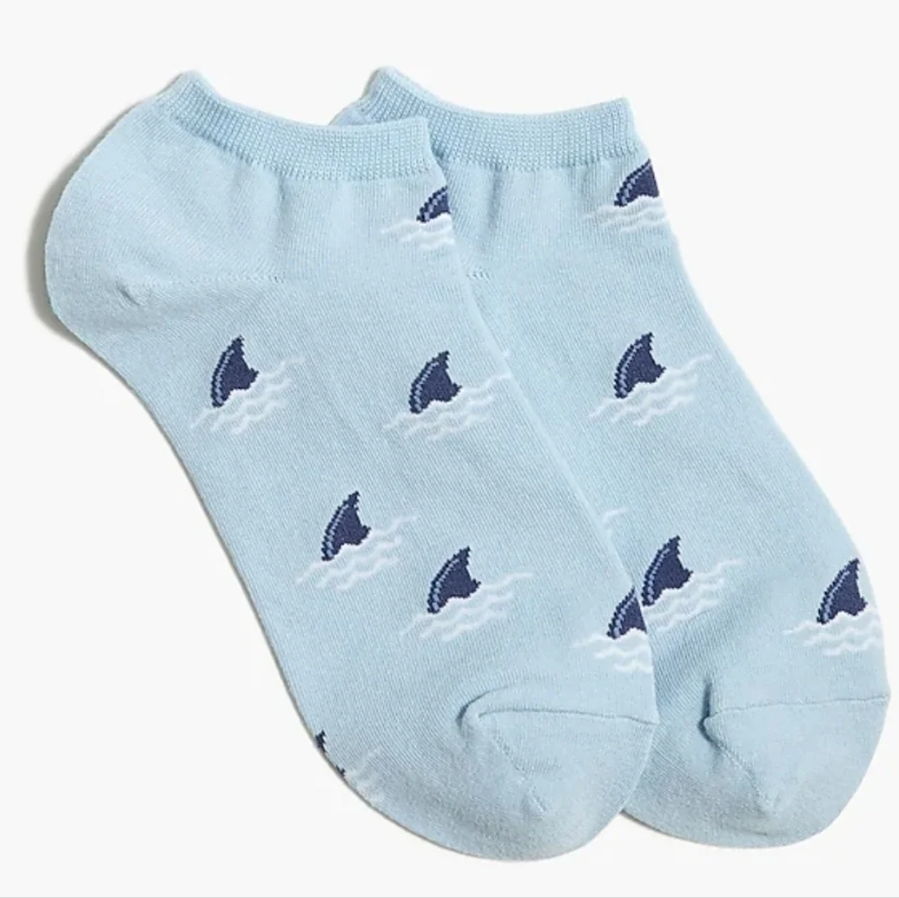 J Crew Shark Fin Ankle Socks